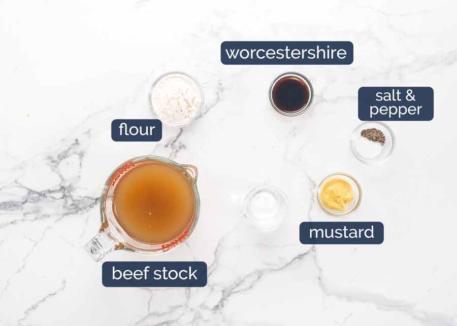 Ingredients in Salisbury steak meatballs