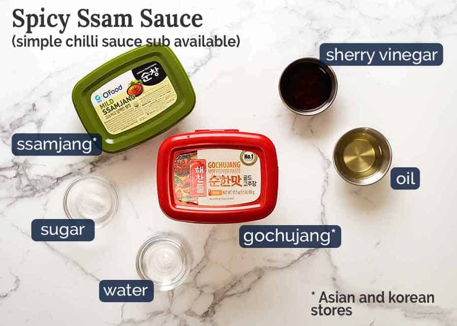 Spicy Ssam Sauce for Momofuku Bossam
