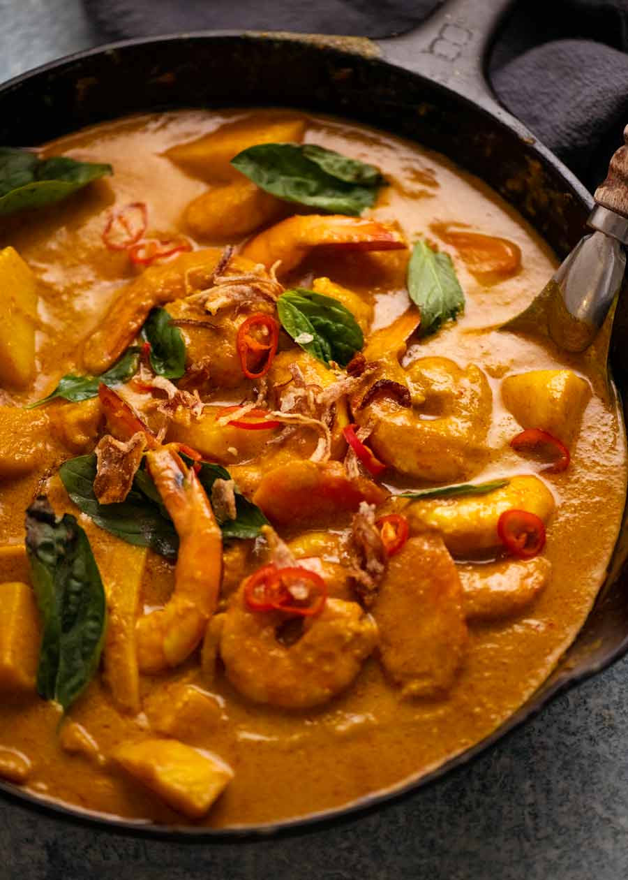 Freshly made Thai Yellow Curry