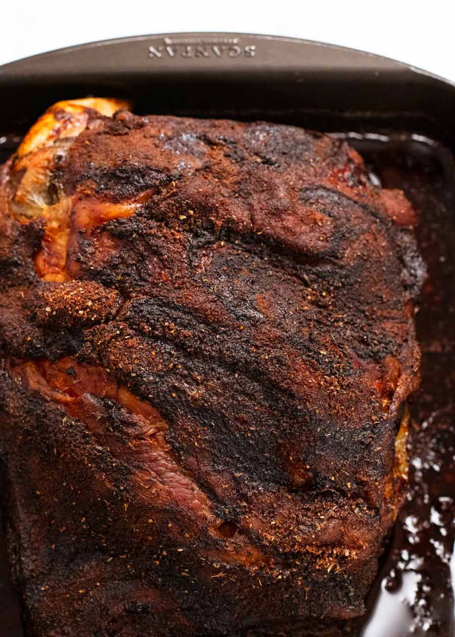 My best pulled pork out of the oven